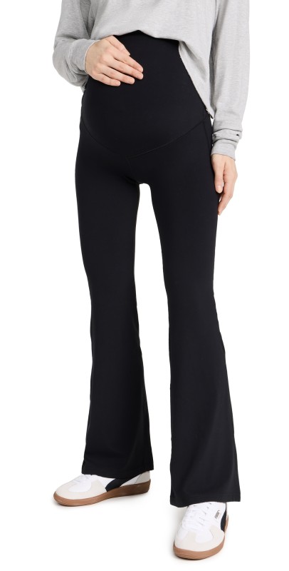 Splits59 Raquel Airweight Maternity Flare Leggings Black