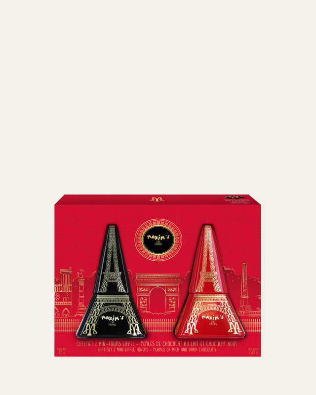 Maxim's 2-Piece Mini Eiffel Tower Tins Gift Box