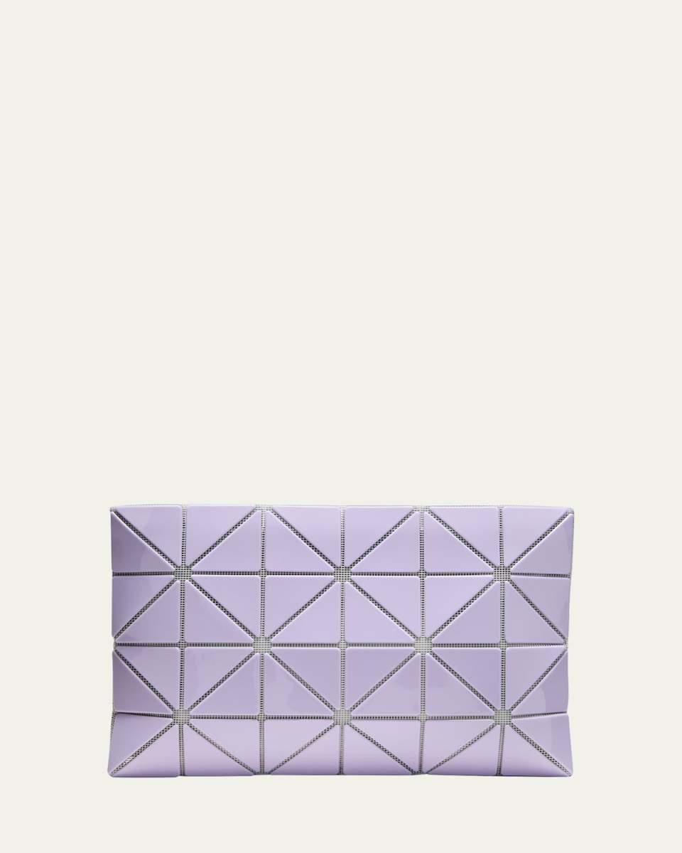Lucent Gloss Geo Pouch Clutch Bag