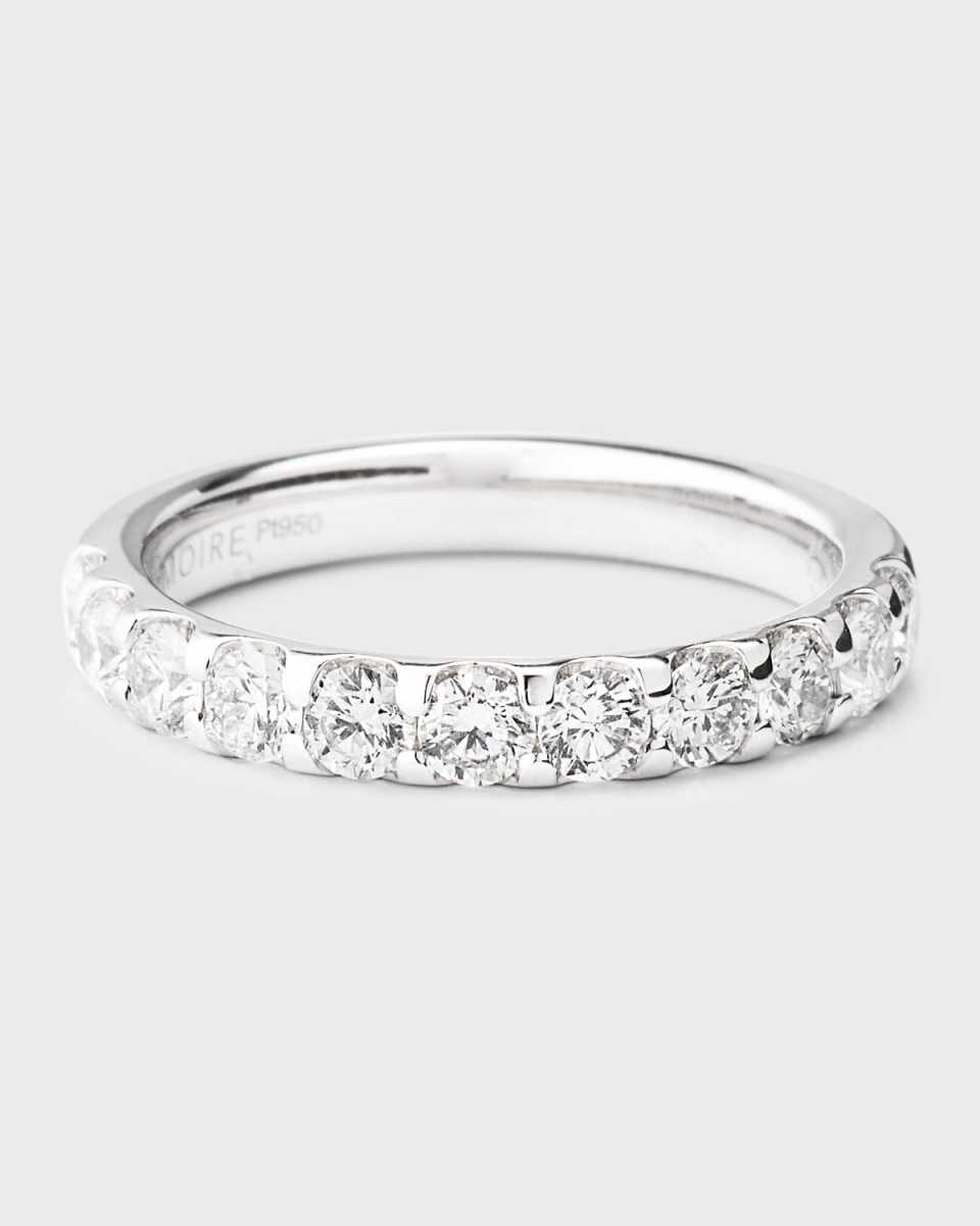 Platinum 11 Round Diamond Ring, Size 6.5, 0.72-0.81tcw