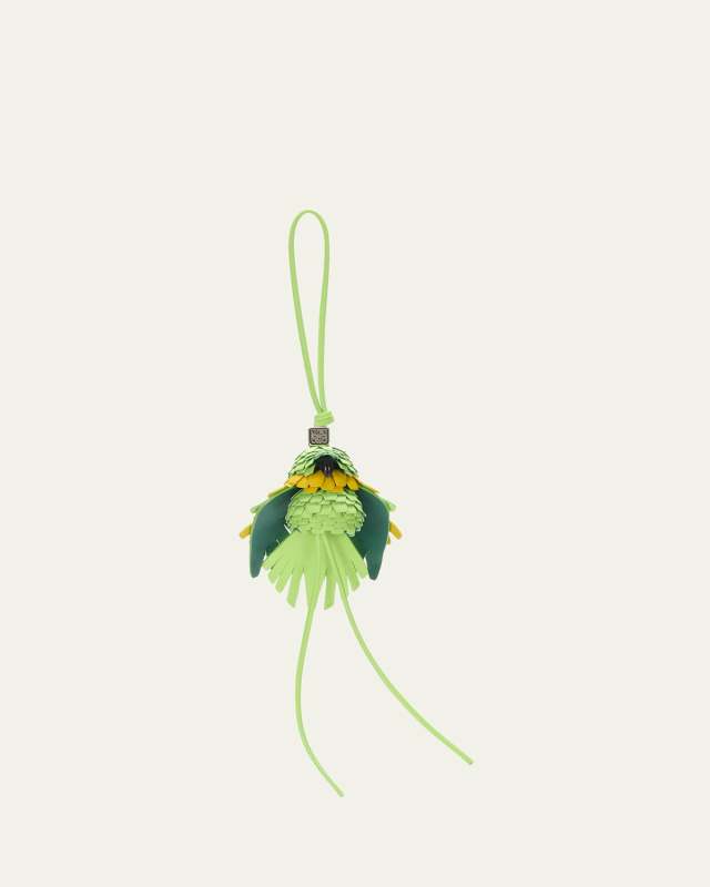 x Paula's Ibiza Parrot Charm in Leather