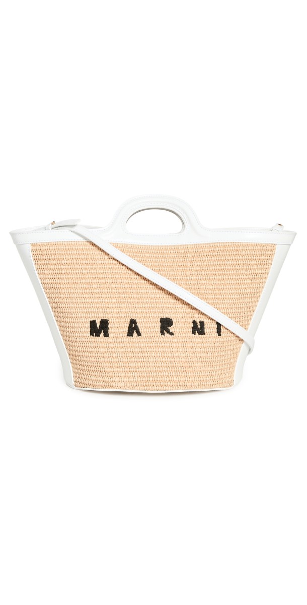 Marni Tropicalia Small Bag Sand Storm/Lily White