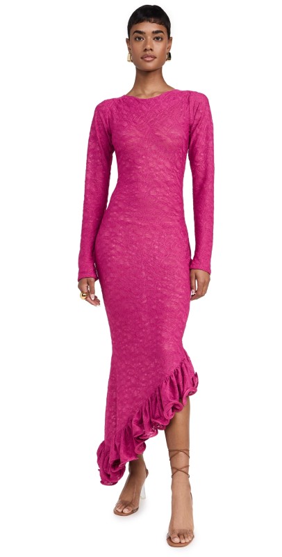 Rendoll Ami Midi Dress Pink