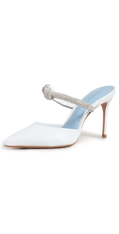 Schutz Pearl Pumps White