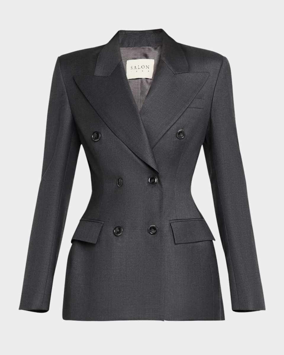 Milles Double-Breasted Blazer Jackets