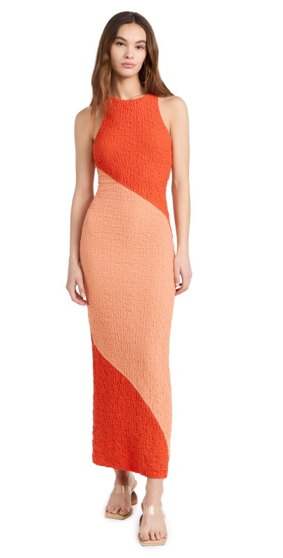 Significant Other Zayda Maxi Dress ORANGE TANGELO