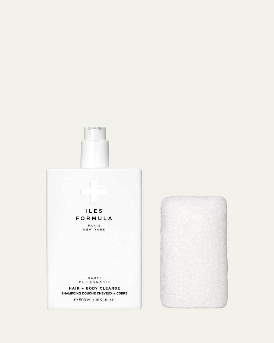 Hair + Body Cleanse with Body Sponge