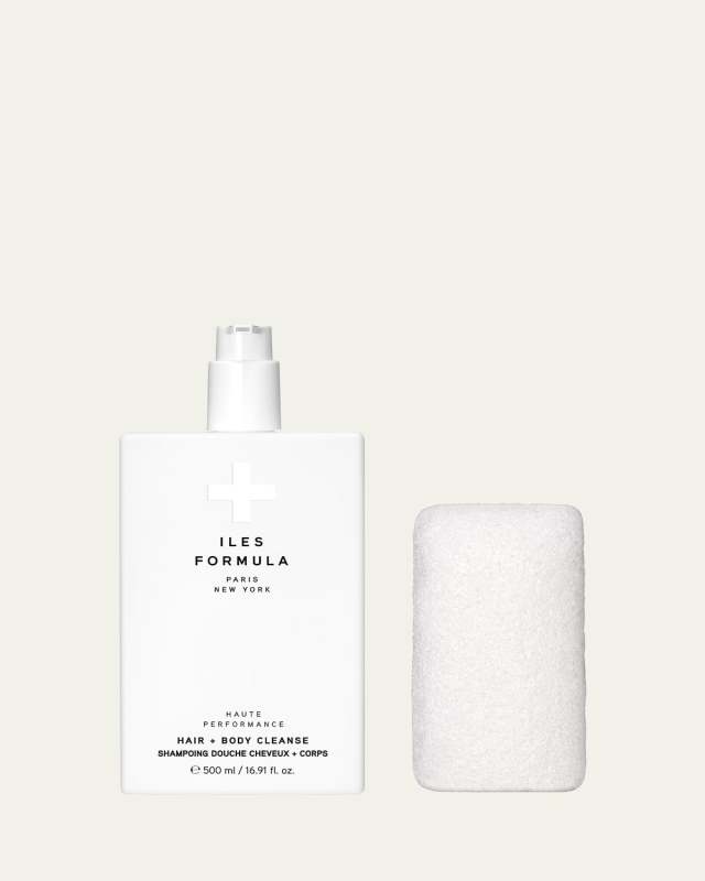 Hair + Body Cleanse with Body Sponge