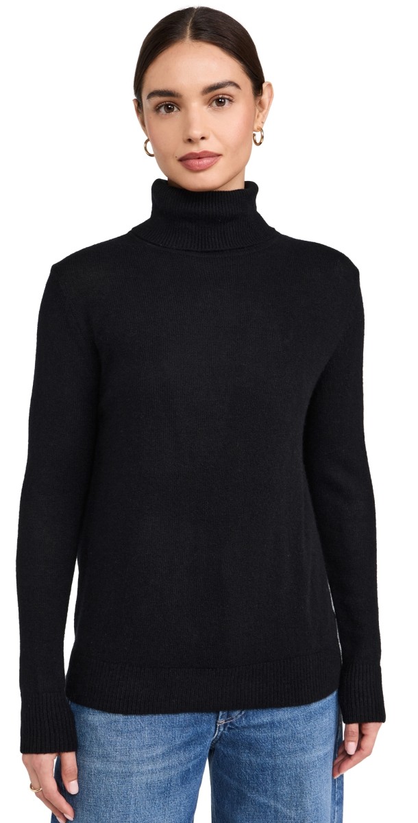 OGD One Grey Day Sloane Cashmere Turtleneck Black
