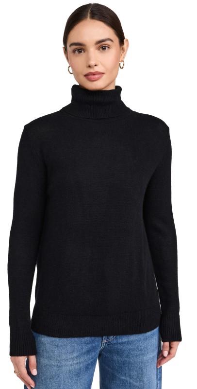 OGD One Grey Day Sloane Cashmere Turtleneck Black