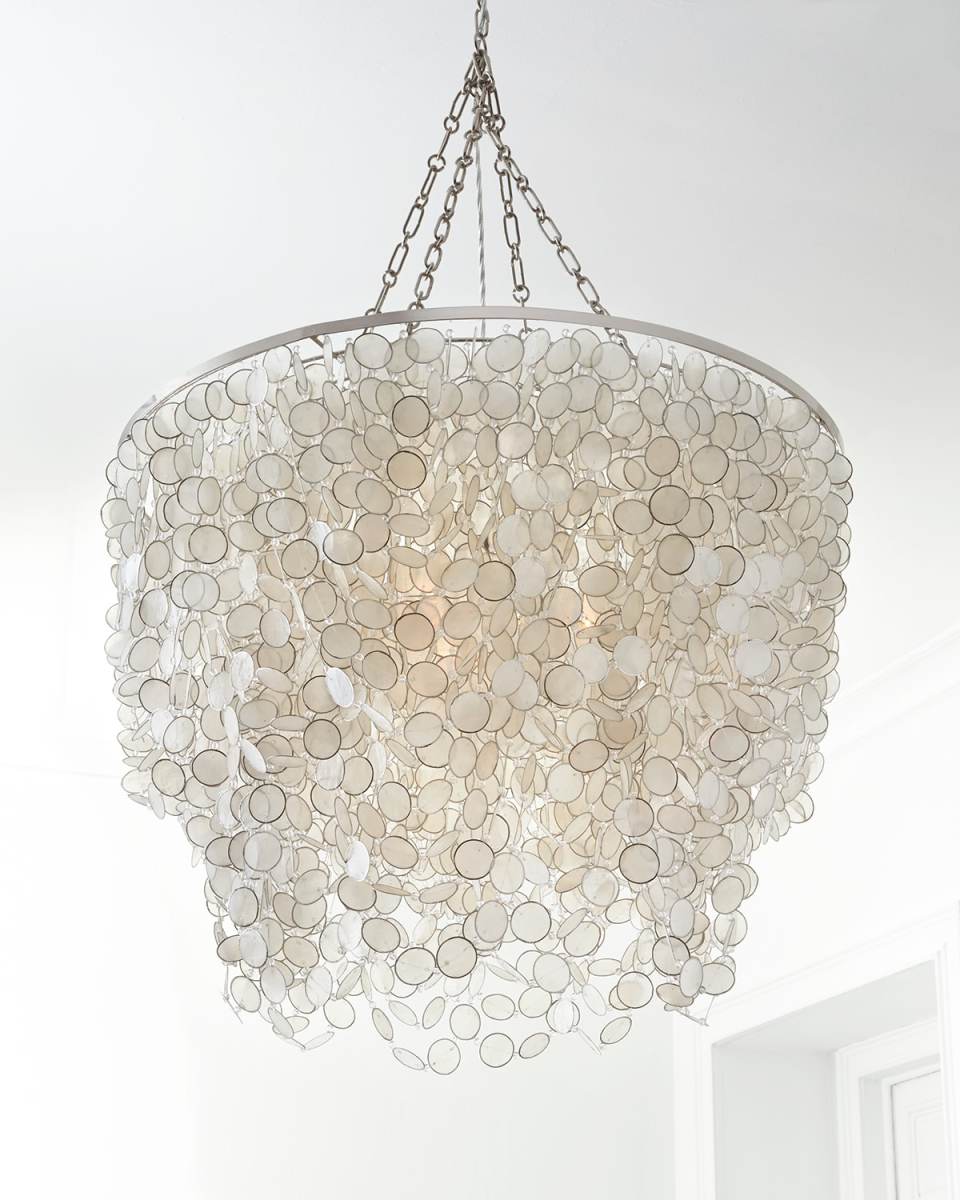 Bernadette 3-Light Capiz Chandelier