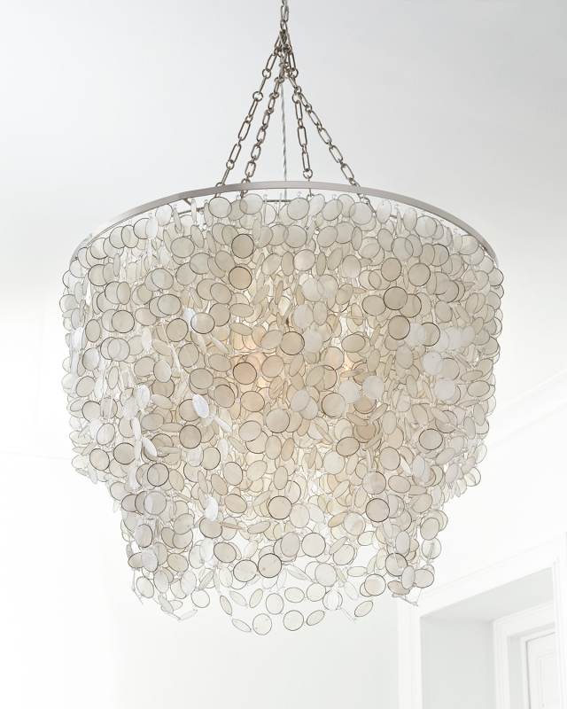 Bernadette 3-Light Capiz Chandelier