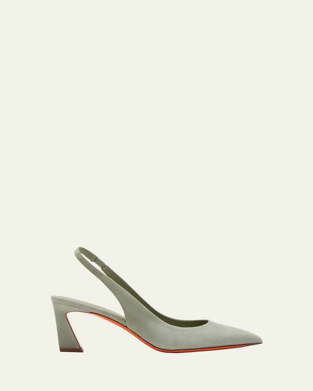 Afrodi Suede Slingback Pumps