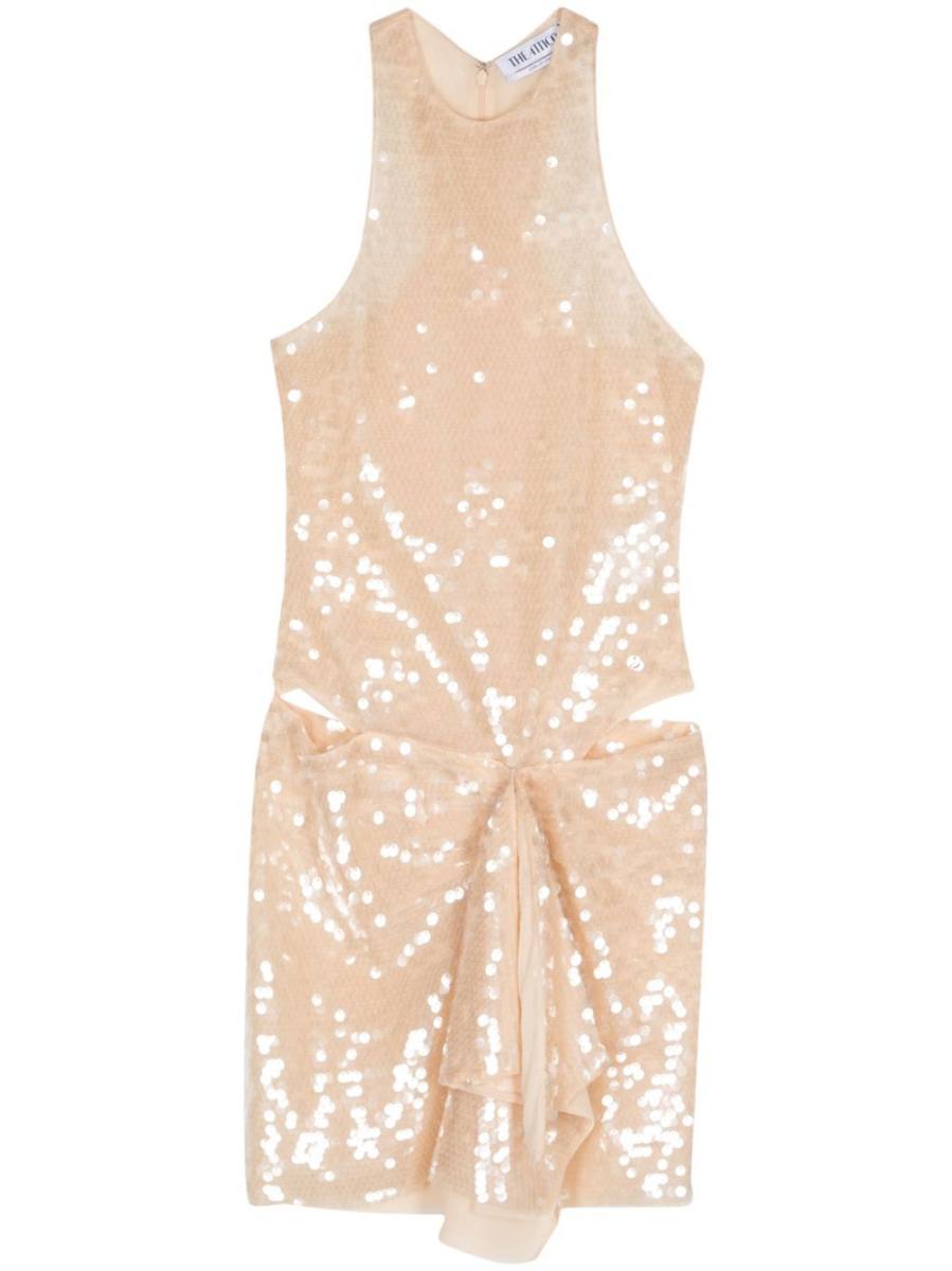 sequin-embellished mini dress