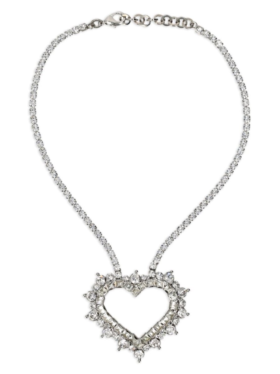 crystal-embellished choker necklace