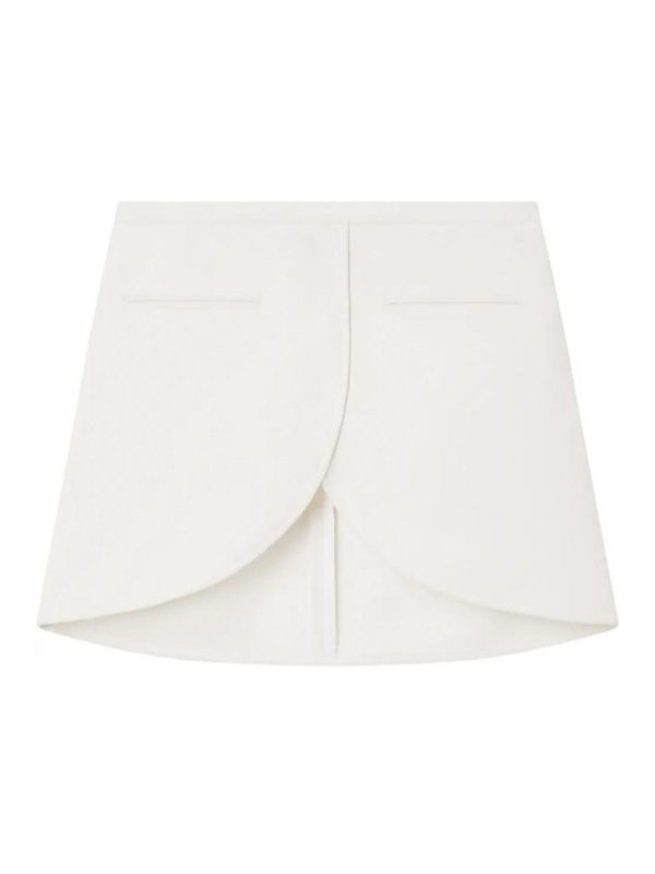 Courreges Mini Jupe - Blanc