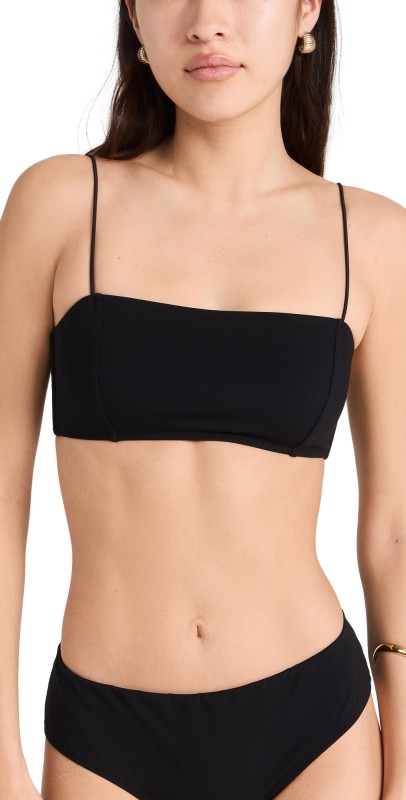 Reformation Monaco Bikini Top Black