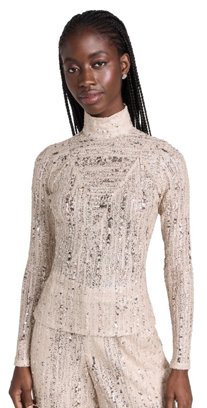 AKNVAS Cloud Beaded Top Opal Sand