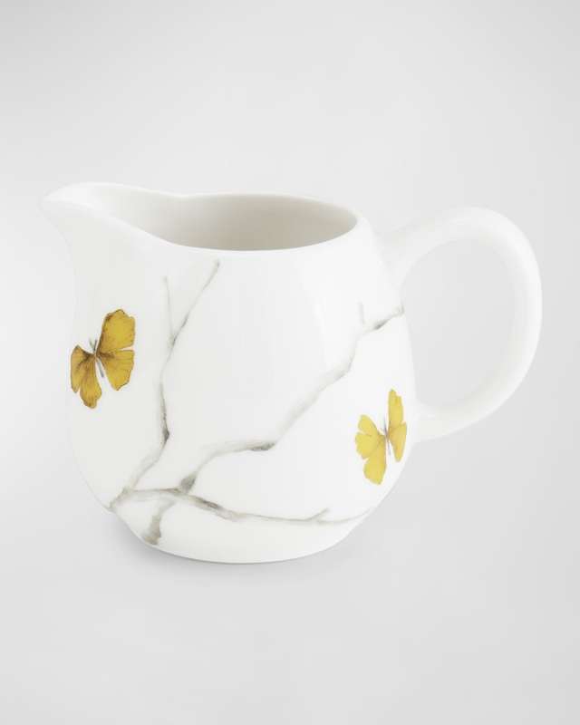Butterfly Ginkgo Porcelain Creamer, 6.75 oz.