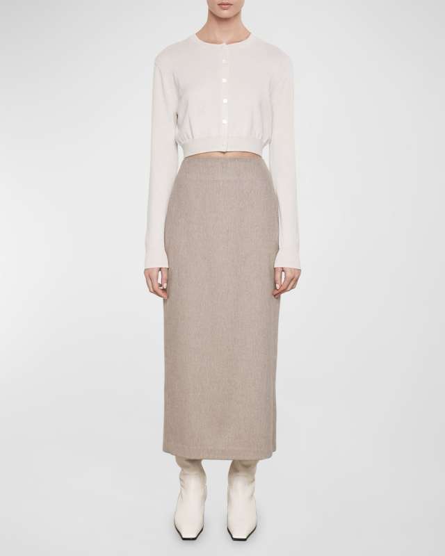 Cashmere Fitted Cardigan