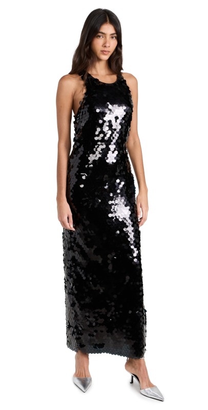Simon Miller Sequin Lou Dress Black