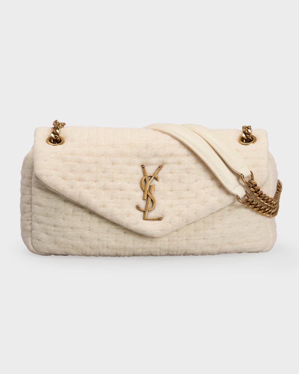 Calypso Small YSL Shoulder Bag in Organza