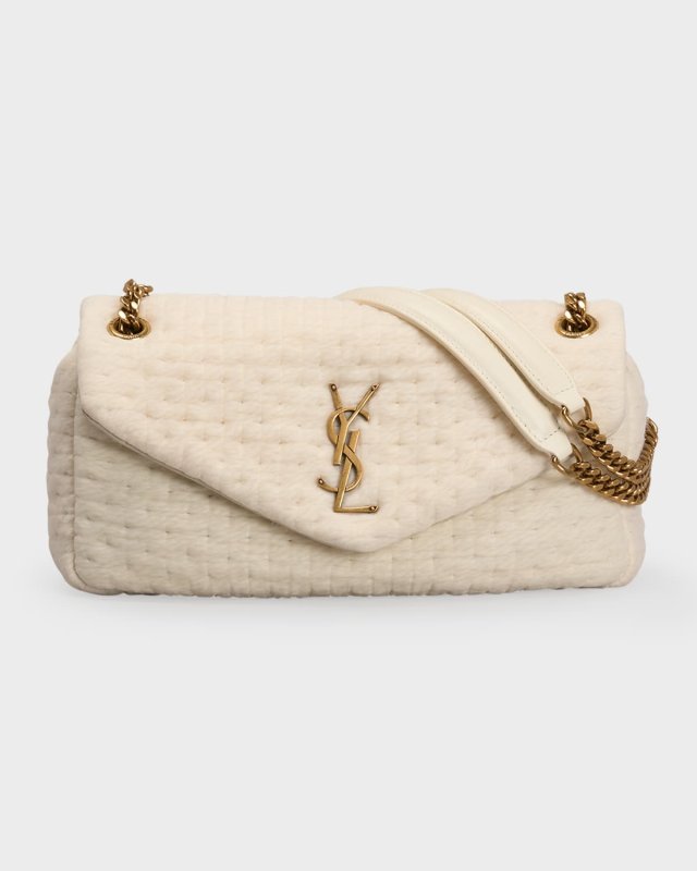 Calypso Small YSL Shoulder Bag in Organza