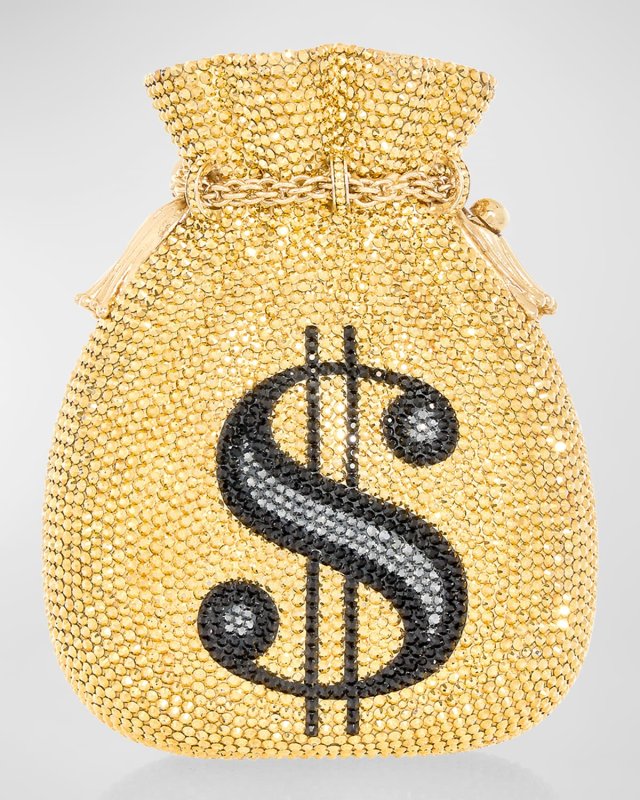 Money Bags Crystal Clutch Bag