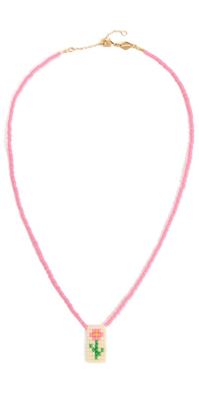 Anni Lu A Rose Is A Rose Necklace Petal Pink