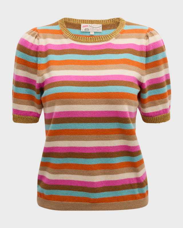 Stripe Wool Cashmere Sweat