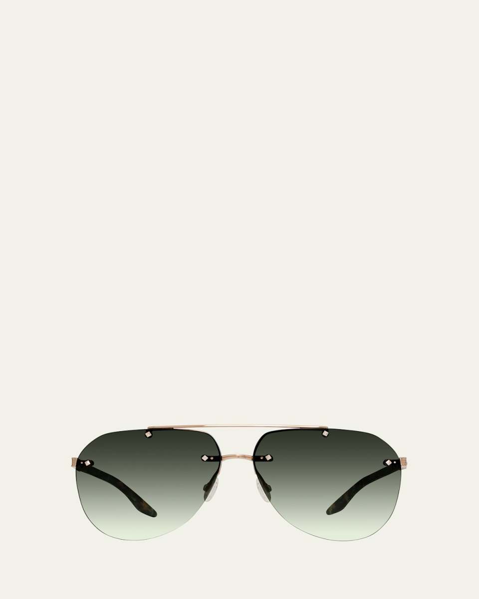 Jean Gradient Aviator Sunglasses