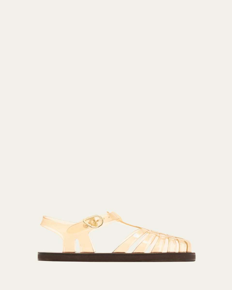 Homeria Transparent Jelly Fisherman Sandals