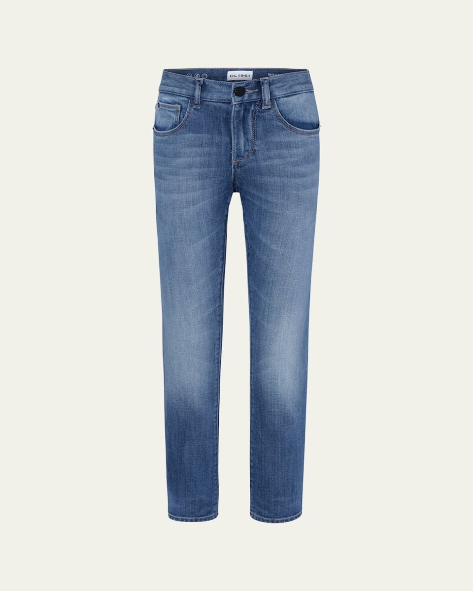 Boy's Brady Slim-Fit Denim Jeans, Size 2-