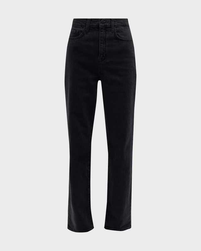 Ms. Triarchy V-High Rise Straight-Leg Jeans