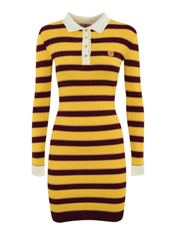 Elisabetta Franchi Robe Courte - Rouge