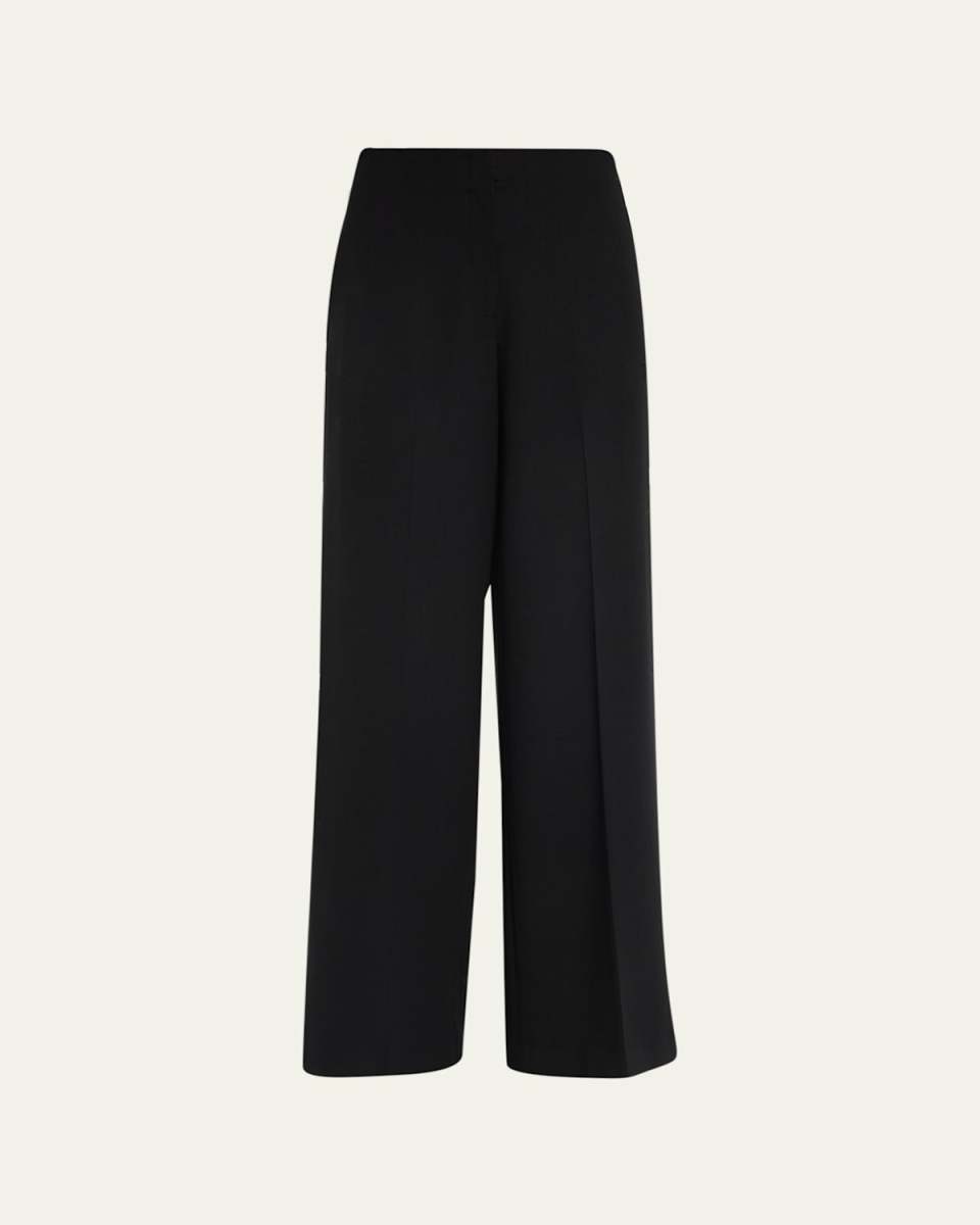 Thames High-Rise Wide-Leg Wool Pants