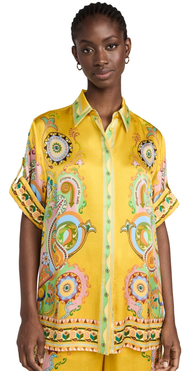 ALÉMAIS Pinball Silk Shirt Multi