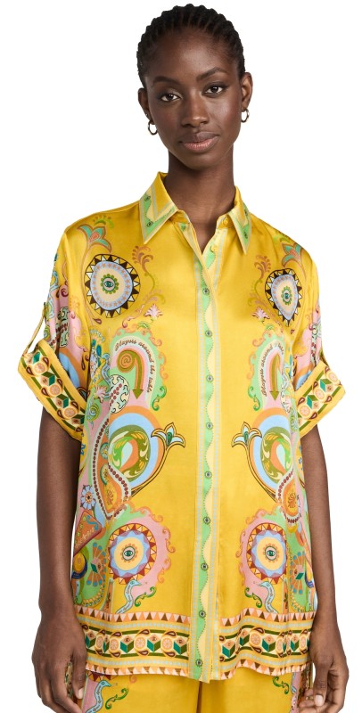 ALÉMAIS Pinball Silk Shirt Multi