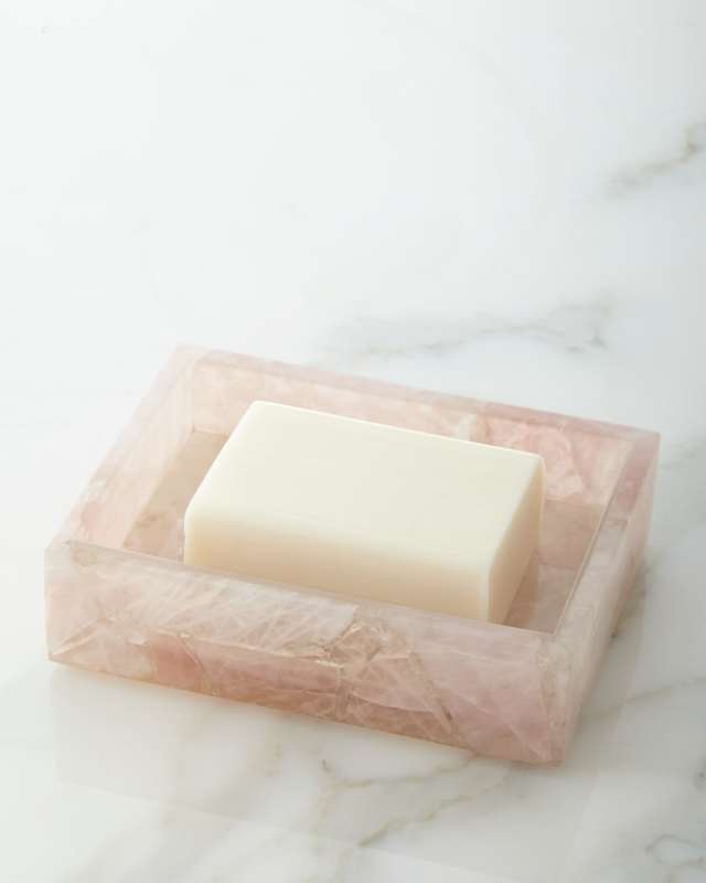 Rose Quartz Soap Dish