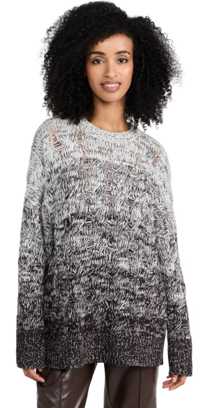 Sablyn Cable Knit Cashmere Sweater Woodland