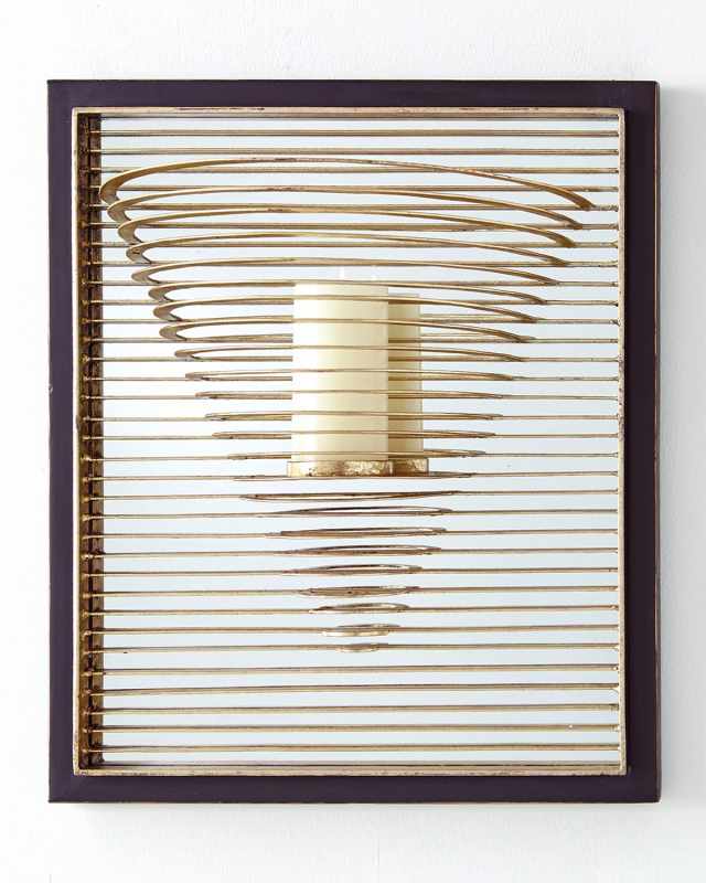 Pyramid Candle Sconce