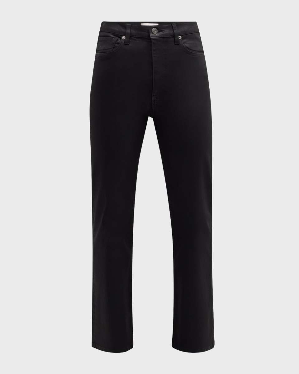 Le Sleek Straight Coated Jeans