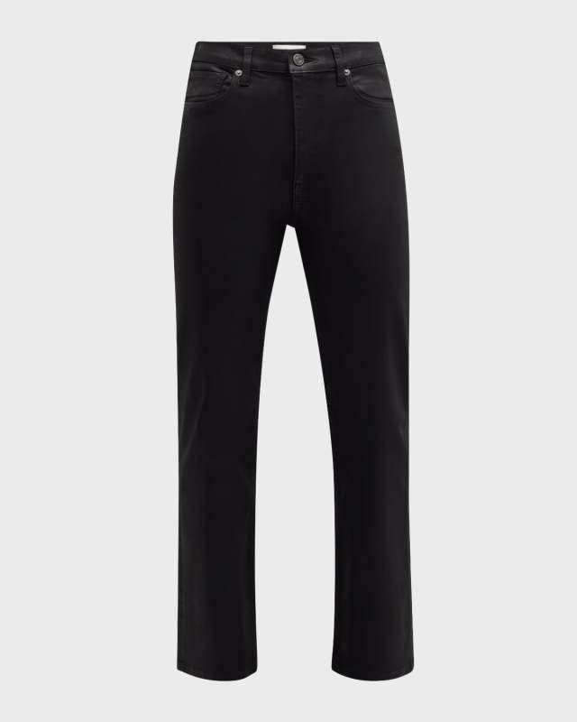 Le Sleek Straight Coated Jeans