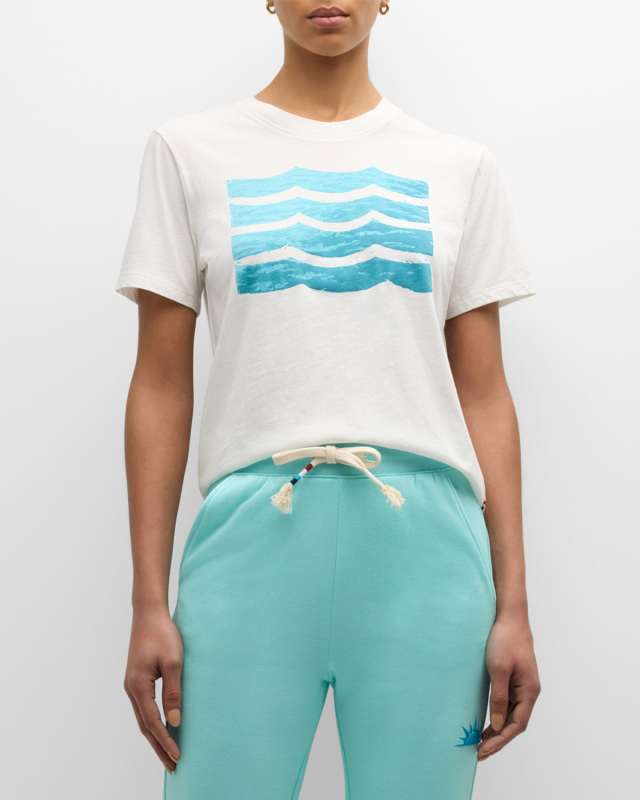 Baltic Sea Waves Crewneck T-Shirt