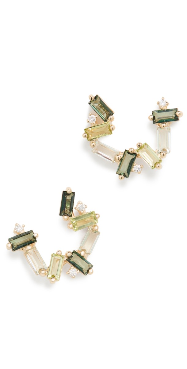 Kalan by Suzanne Kalan Small Spiral Hoops Yellow Gold