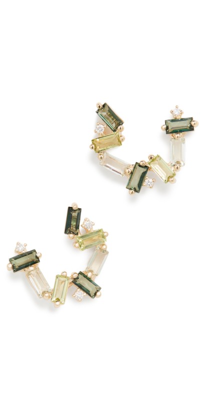 Kalan by Suzanne Kalan Small Spiral Hoops Yellow Gold