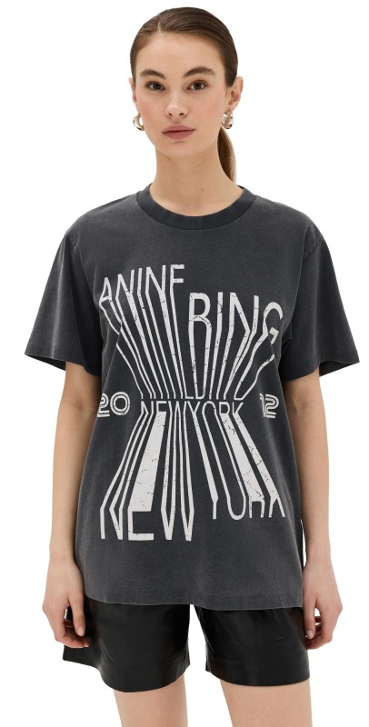 ANINE BING Colby Tee Bing New York Black