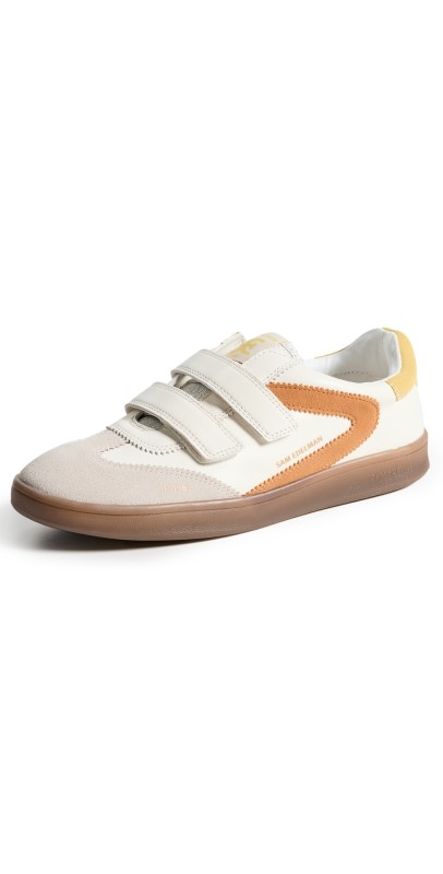 Sam Edelman Talia Sneakers White/Yellow/Orange
