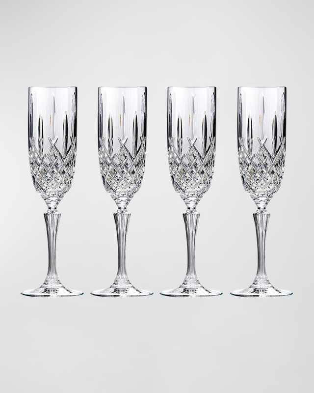 Markham Champagne Flutes, Set of 4