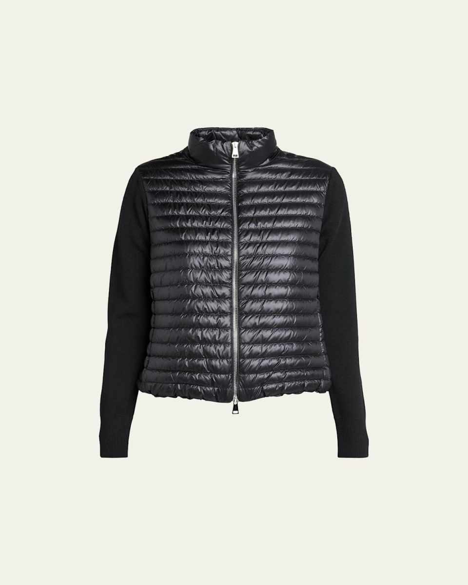 Hybrid Puffer Cardigan